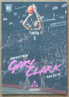 2018-19 Panini Chronicles Luminance Pink Gary Clark Rookie Houston Rockets #157