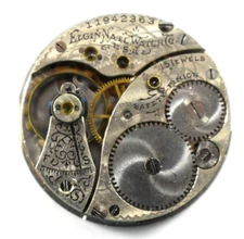 Vintage Elgin Grade 318 0s 15J Hunting Pocket Watch Movement lot.fl