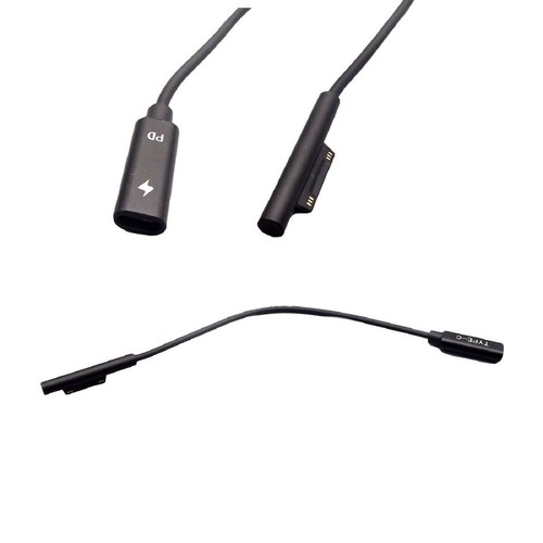 USB-C PD Charger Cable For Microsoft Surface Pro 6/5/4/3/Go PD Laptop Cable Cord - Zdjęcie 8 z 10
