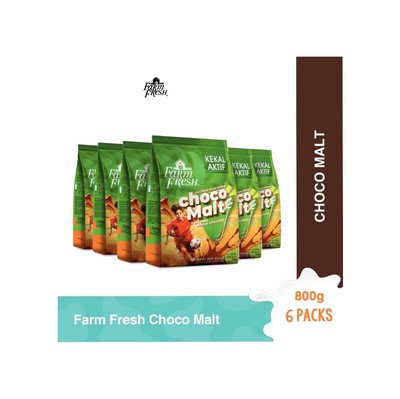 Farm Fresh Choco Malt (800g x 6 Packs) - DHL EXPRESS FREE SHIPPING