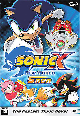 Sonic X New World Saga DVD RARE 2-Disc Set Fast Free Shipping !!! - Picture 1 of 1