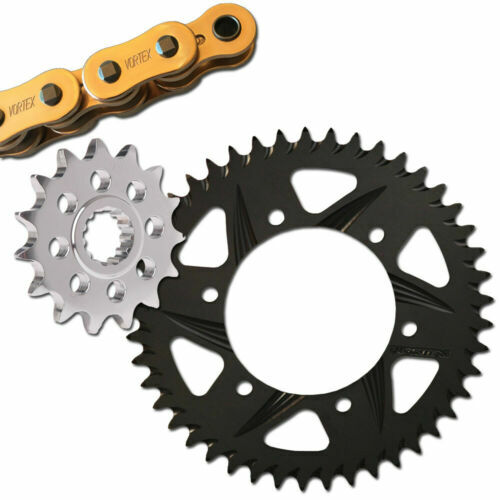 Vortex Kawasaki ZX-7R/RR 96-03 V3 2.0 Gold Chain Sprocket Kit 15