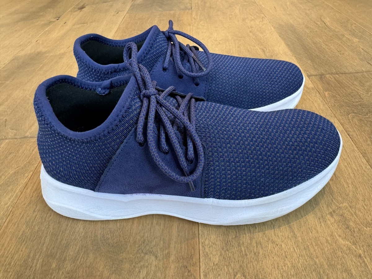Vessi Deep Blue Slip-On Shoes men size 12 Mens - Baja Slip On Portal - Riviera Blue – SeaVees main image 3