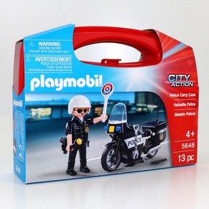 playmobil police carry case