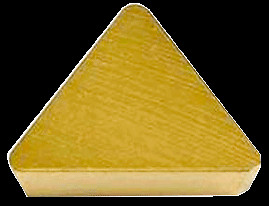 TPU431 Carbide Turning Insert, Grade TiN/C6, Positive Rake, Ground, 10-Pack