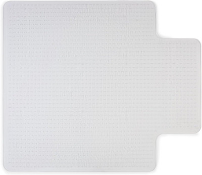 Staples 567298 45-Inch X 53-Inch Low Pile Carpet Chair Mat Lip