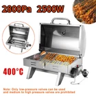 Portable Gas BBQ Grill Outdoor Camping Kitchen U-Burners LPG Stainless Steel New