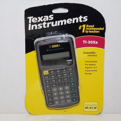 Texas Instruments TI-30Xa Scientific Standard Calculator NOS New Sealed 