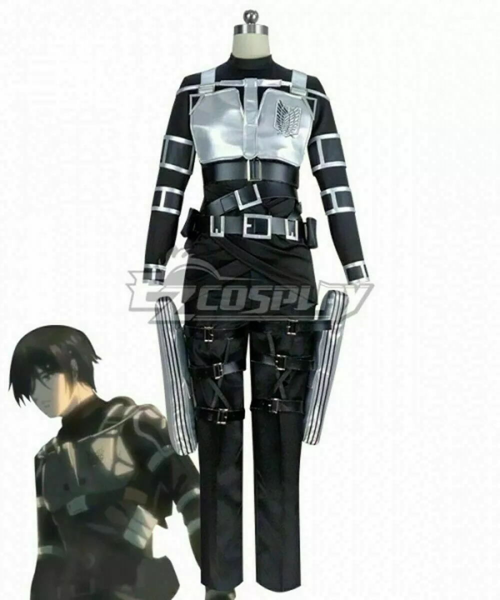 Attack On Titan Shingeki No Kyojin Final Season Mikasa Ackerman Cosplay  Costume：