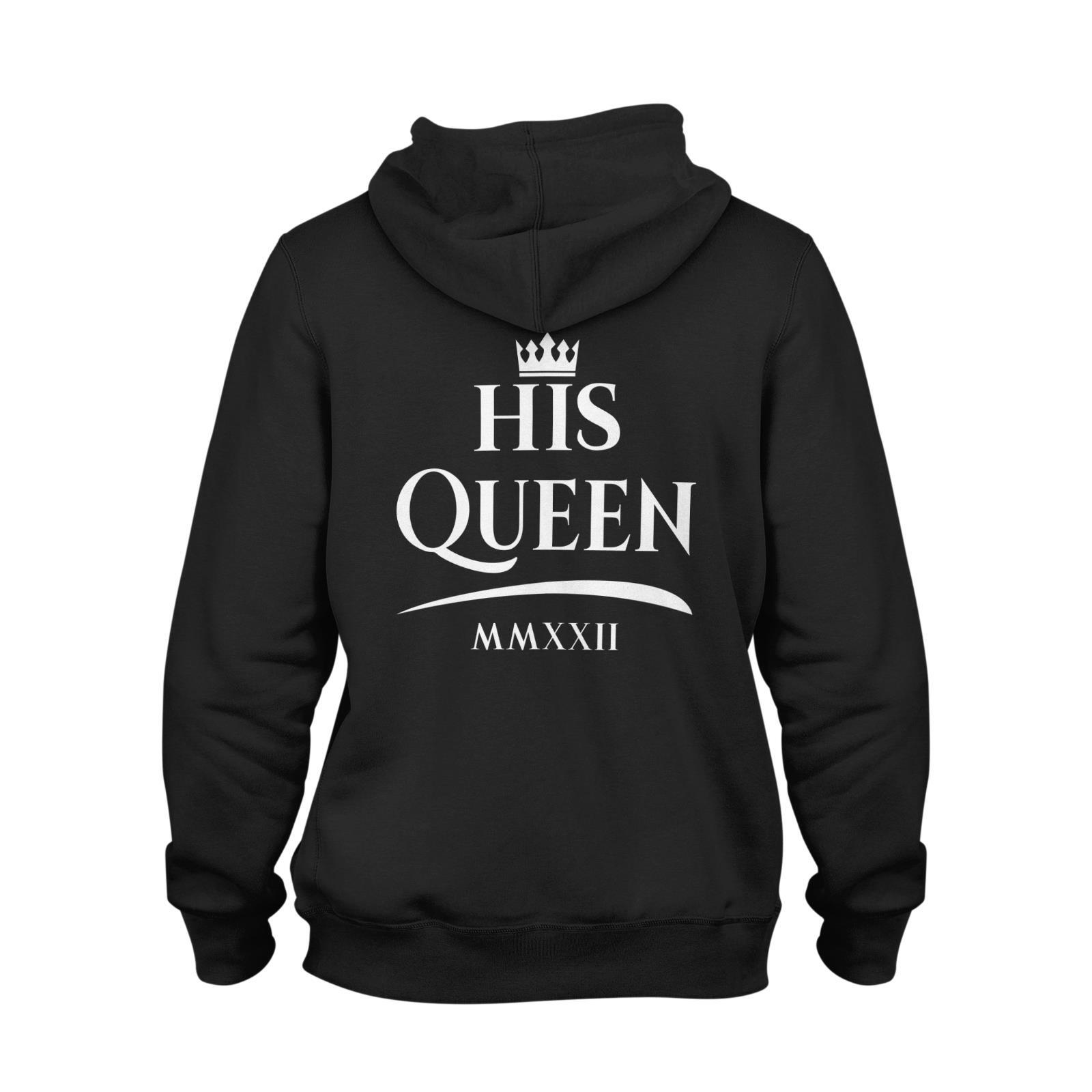 Couple Queen King Pullover Mit Datum Couples Hoodies King Queen