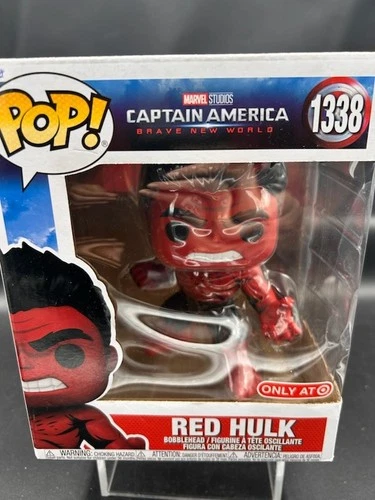 Funko POP! Marvel Captain America Brave New World 6" Red Hulk Comic Figure 1338