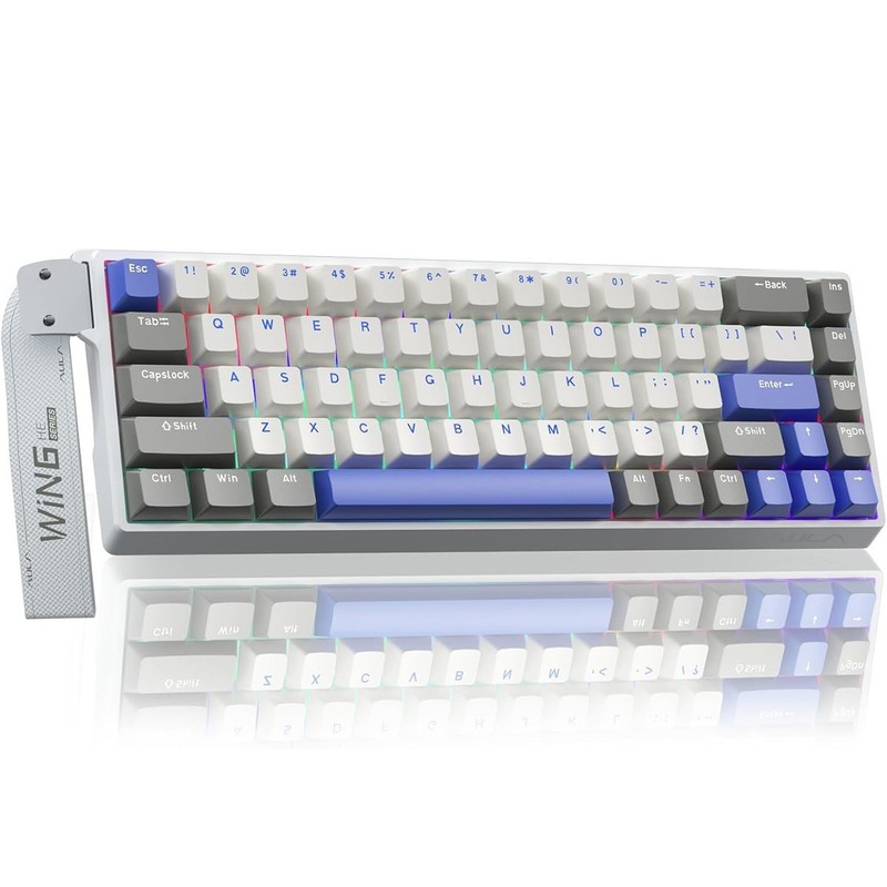 AULA WIN68 HE MAX Hall Effect Gaming Keyboard, Magnetic Switch, Blue, 68 Key 60%