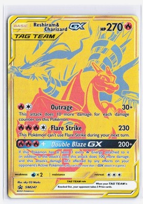 Reshiram & Charizard GX - Promo SM Promos SM247 NM | eBay