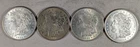LOT OF 4 1921 P MORGAN SILVER DOLLARS #90