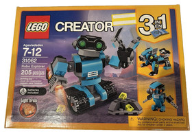 New Lego Creator ROBO EXPLORER 31062 Factory Sealed 3 in 1 Mint MIMB