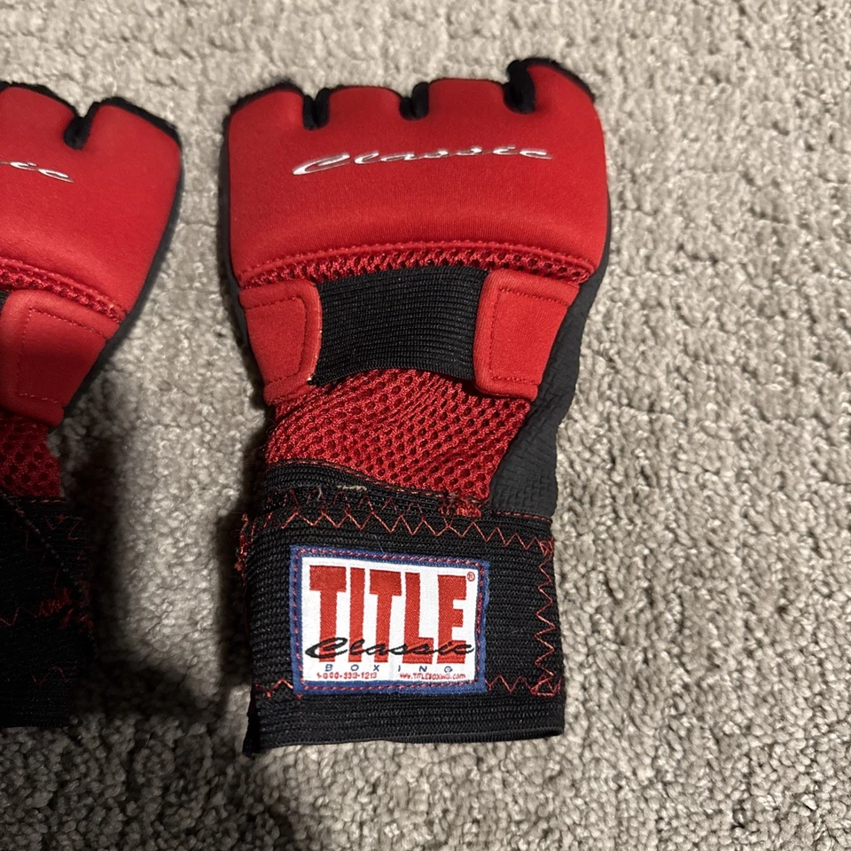 Title Boxing Classic Gel Glove Wraps - Barely Used - Image 2 of 4