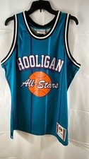 Mitchell & Ness Men's Teal Cross Colours Hooligan All-Stars Magic Jersey Sz L