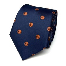 Basketball Tie Sports Necktie Men Birthday Father  s Day Basketball Fan Gift Tie