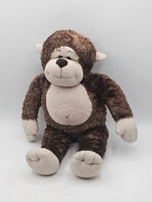 Build A Bear Monkey Chimp Plush Brown and Cream 18"