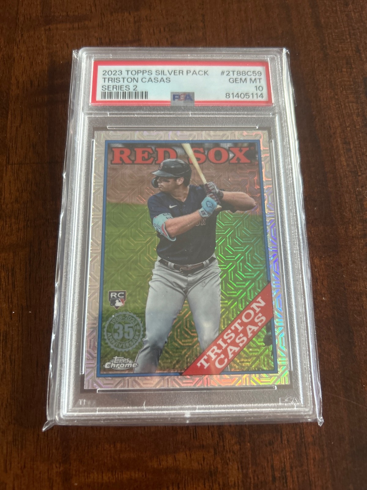 2023 TOPPS SILVER PACK 1988 CHROME PROMO #2T88C59 TRISTON CASAS