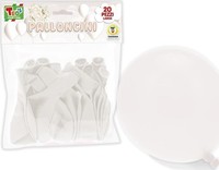 Gadget - Teorema: Teo's - Palloncini Bianchi 30 Cm 20 Pz - Busta -D- Teorema
