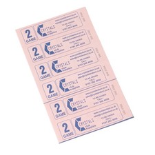 VALUE JUMBO BINGO TICKETS 50 STRIPS OF 6  (300 2 GAME)