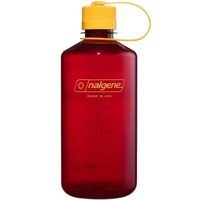 Nalgene 32oz Narrow Mouth LAKER Sustain BPA Free Water Bottle BPA-Free Red Gold