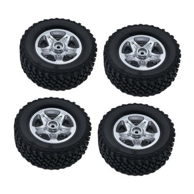 4 Stück RC Auto Räder und Reifen Maßstab 1/12 MN82 MN78 einfach zu installieren ersetzen