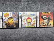 Nintendo DS Games lot 3, Bee Movie Game, ScribbleNauts & Kung Fu Panda
