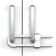 Secure White Cabinet Locks for Baby Safety