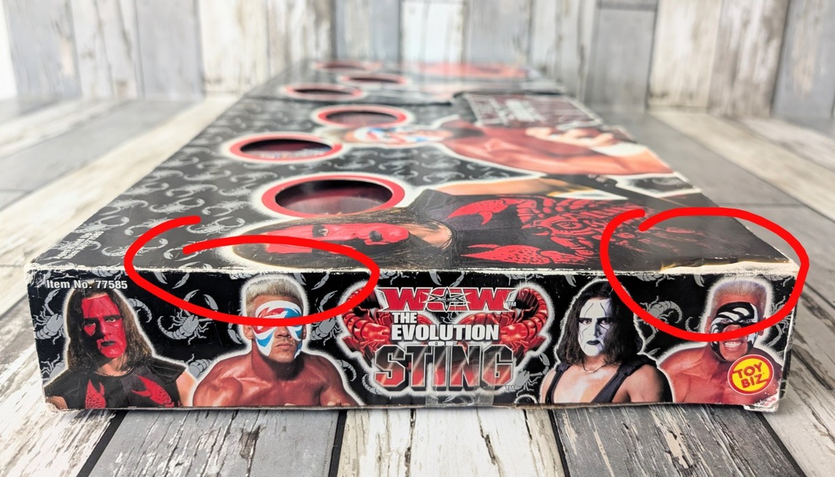 Buy ToyBiz WCW The Evolution of Sting Wrestling Action Figures Set