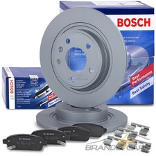 BOSCH BREMSSCHEIBEN +BELÄGE HINTEN FÜR CHEVROLET CRUZE OPEL ASTRA J ZAFIRA C
