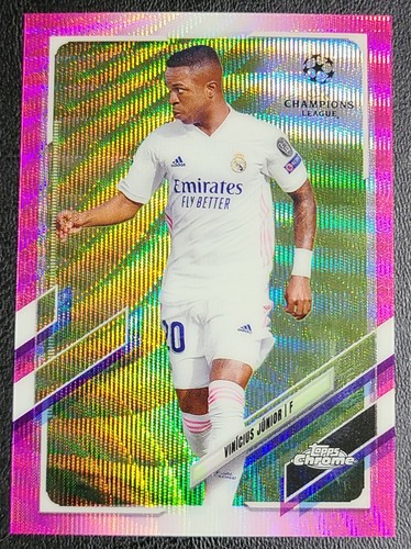 Vinicius Junior [Pink] #89 2020 Topps Chrome UEFA Champions League card