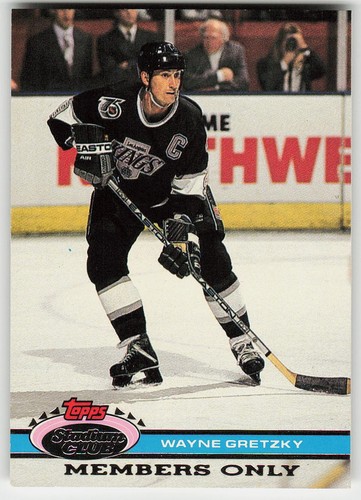 Wayne Gretzky 1991 Stadium Club Members Only card