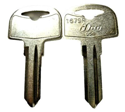 Lot of 2 Ilco 1679R Key Blanks for Cole-Hersee Locks, Blue Bird Bus-Others-New!
