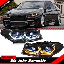 Voll LED Projektor Scheinwerfer f�r BMW 5er F10 F11 F18 2011�2017 E-Pr�fzeichen