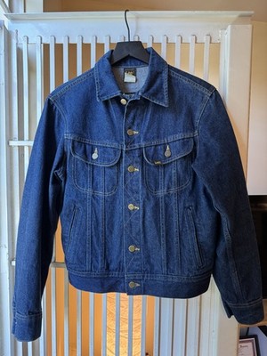 Vintage 1980's Lee Riders Denim Jacket, Size 36R, Made In USA, PATD 153438