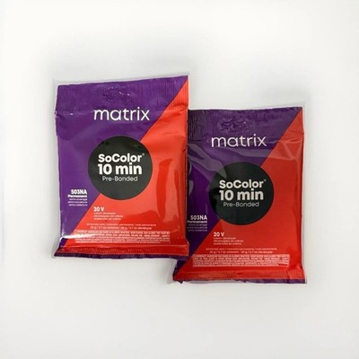 (PACK OF 2) Matrix SoColor 10 Minute Hair Color & Developer 503NA Darkest Brown 