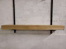 Solid Oak Beam Fireplace Mantel Shelving Planed 82x180x1220mm (129)