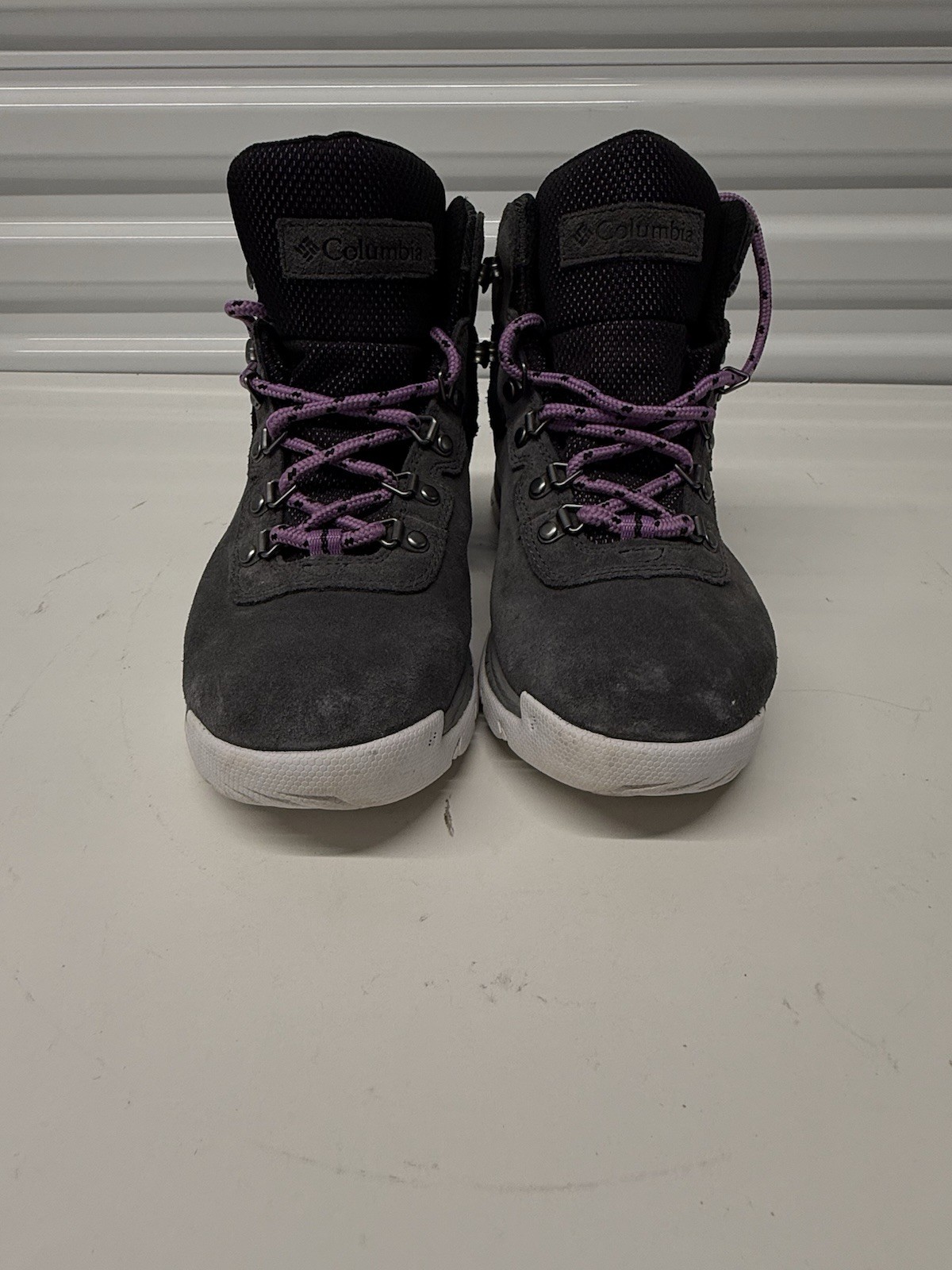Columbia Hiking Boots Women's Stratus/Purple Newton Ridge Plus Amped Size 7-image