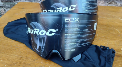 Ruroc Eox Helmvisiere x 2 klar & dunkel neu