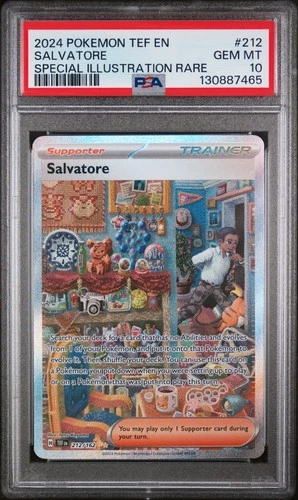 Salvatore Pokemon Tef En-Temporal Forces 212/162 PSA 10