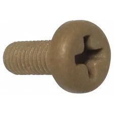 5/16"-18 x 1 in Phillips Pan Machine Screw, Plain PEEK, 10 PK, PK51618-11PHP-01