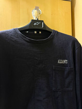 ALLSAINTS Niko Crew Men?s Black Long Sleeve Crew Neck T-Shirt XXL