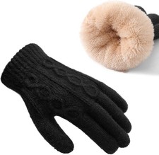 Kids Gloves Winter for Girls Boys Cold Weather Full Finger Design, Thermal