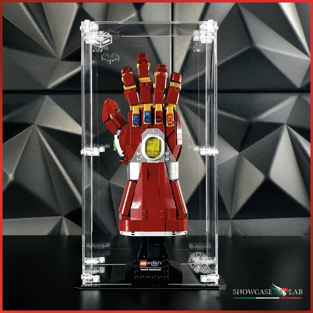 TECA IN PLEXIGLASS ACRILICO-SHOWCASE-TECA PER SET LEGO® 71006-CASA DEI SIMPSONS foto 2