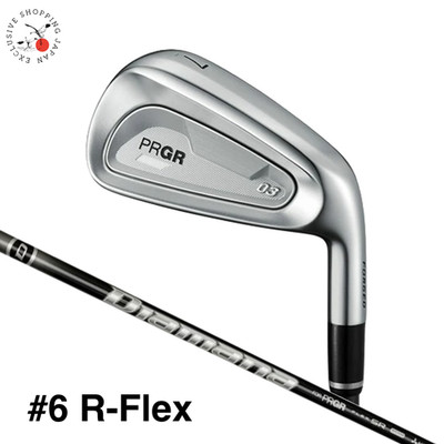 PRGR Golf 03 Iron #6 M-37 R-Flex Diamana M Graphite Shaft 2025 Men RH Japan PSL