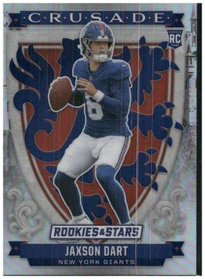 2025 Rookies & Stars Chrome PRIZM CRUSADE Jaxson Dart #11 Giants