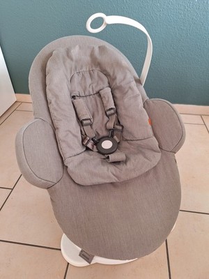 Stokke Steps Bouncer mit Newborn-Einsatz, Wippe, Babysitz, grau