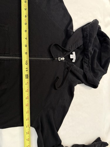 $225 JAMES PERSE Vintage French Terry Zip Up Hoodie Women 1/S Style WXA2884 EUC - Picture 13 of 14